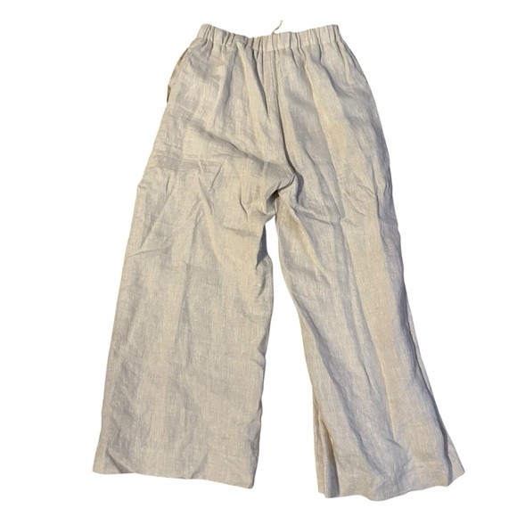 DISSH GINA NATURAL LINEN WAIST PANT Size Us 6 - Picture 3 of 5